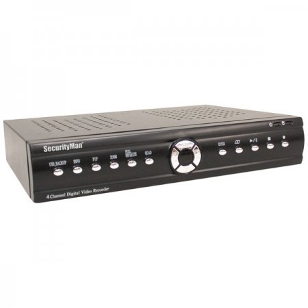 SecurityMan 4 Channel Triplex Network DVR with 250GB USB Motion Detection (NDVR0400)