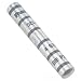 Panduit SCL4-L Code Conductor Butt Splice, Long Barrel, #4 - #3 AWG STR, #2 AWG SOL Copper Conductor Size, Gray Color Code, 1-1/8" Wire Strip Length, 0.38" OD, 2.38" Length