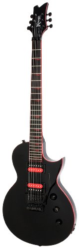 Kramer Assault 220 Electric Guitar Floyd Rose Tremolo Black with Red Binding and Inlays