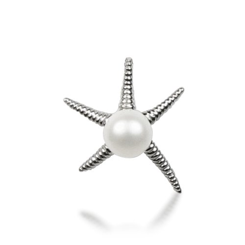 Bling Jewelry Sterling Silver Freshwater Pearl Starfish Pendant [Jewelry]