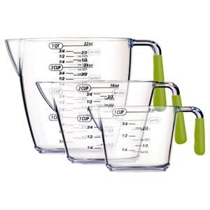 Green Liquid Measuring Cup Set - Polycarbonate