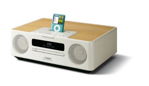 Yamaha TSX 130 Kompaktanlage (CD/MP3/WMA-Player, UKW-/MW-Tuner, Apple iPod-Dock, USB 2.0) weiß