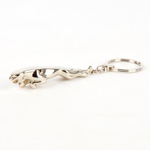 Jaguar Leopard shape Metal Key Ring Keychain Fob