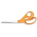 Fiskars 94417297 Stainless steel offset scissors, right hand, 9 long, 4-1/2 cut, orange handles