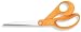 Fiskars 94417297 Stainless steel offset scissors, right hand, 9 long, 4-1/2 cut, orange handles