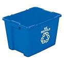 Recycling Bin, 12.5 Gallon Capacity, Blue (RUB140) Category: Recycling Containers