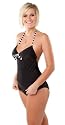 Push Up Tankini in schwarz ( 632 - 45412 li )
