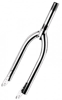 BMX-Gabel 20 Zoll chrom 21,2 mm190 mm, Gew. 75 mm