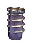 E-Z LOK Threaded Insert For Soft Wood, 8-32 Int Thread - 10mm length - Flush- Zinc Die Cast (Pack of 100)