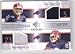 2009 SP Threads Dual Threads #EL Trent Edwards / Marshawn Lynch - Buffalo Bills (Piece of Authentic Jersey - Serial #d to 199) (Football Cards)
