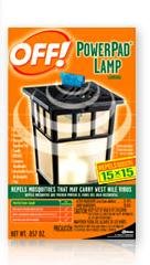 SC Johnson #14157 Off Powerpad Lamp