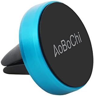 AoBoChi Universal Metal Magnetic Air Vent Car Mount Holder Phone Holder for all Smartphones and Mini Tablets (Navy Blue)