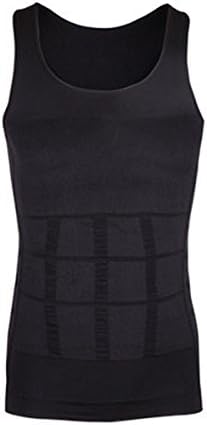 GoodShapeZ Men's Body Shaper Slimming Elastic Shirt Body Shapewear - Black,XXL