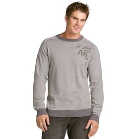 American Rag Stripe Crew-Neck Sweater