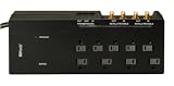 Woods 41652 9-Outlet Surge Protector with 6-Foot Cord and Phone/Coax Protection, Black