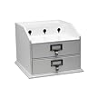 2-Drawer Charging Station - White