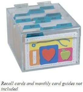 Acrylic Recall Postcard Box