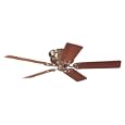 Hunter 20806BB Low Profile 52 inch Fan - Bright Brass Hugger Ceiling Fan 52" Blade Span