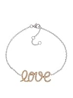 Silver One Pulseras Love Oro