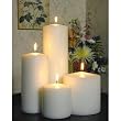 Hanna's 3x9 Pillar Candle (White Unscented) - 3x9-Unscented