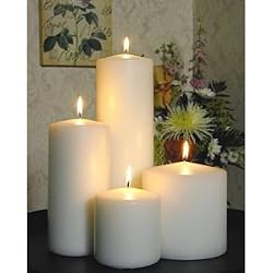 Hanna's 3x9 Pillar Candle (White Unscented) - 3x9-Unscented