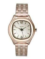 DKNY Round Rose-Gold Steel Bracelet Womens watch #NY8807