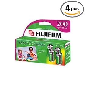 Superia 35mm Color Print Film, 200 ASA, 4 24-Exposure Rolls Pack by Fuji