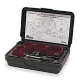 Hole Saw Kit, 9 PC Morse AU04E