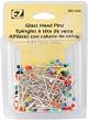 150/Pkg -Ez Glass Head Pins