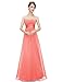 Ever Pretty Strapless Ruched Bust Chiffon Long Evening Dress 09955