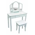 Guidecraft Classic White Vanity and Stool Guidecraft Classic White Vanity and Stool