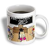 Londons Times Famous People Places Books Cartoons - Dracula in Elementary School - Mugs