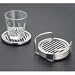 Coaster - Set of 4 (Stainless Steel) (1/2"H x 4 1/4" Dia.)