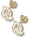 Ohio State 10KT Block O 3/8 Earrings