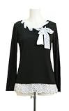 (クラッサ)CLASSA プリントリボンT 2876240-2 05 黒 L