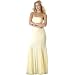 Formal Evening Gown. Stretch Mesh Strapless Dress for Prom, Party, Wedding by Sean Collection (50178)
