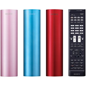 Sony RMVL610B Remote Commander with 3 Color Back Plates - Bright Pack (Black)