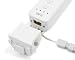 Nintendo Wii MotionPlus (Motion Plus) Adapter (White)