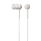 エレコム カナルタイプヘッドホン EAR DROPS ROSE 薔薇の花(ホワイト) EHP-AIN50WH