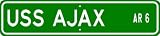 USS AJAX AR 6 Street Sign - Navy Gift Ship Sailor