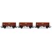 Hornby R6367 00 Gauge Coal train: 3 x EWS Open wagons Railroad Rolling Stock
