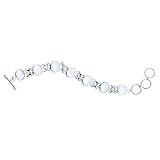 925 Sterling Silver Rainbow Moonstone Designer Bracelet