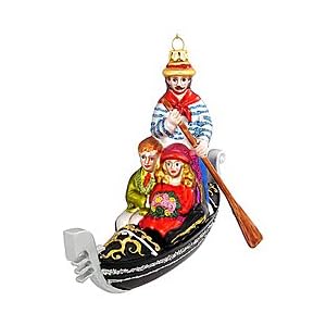 Click to buy Christmas decorations   :  Italian gondola glass ornament from Amazon!