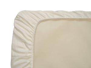 Naturepedic Organic Cotton Bassinet Fitted Sheet, Ivory