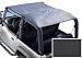 1997-2006 Jeep Wrangler Black Denim Roll Bar Top Image