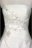 Knightly Wedding Dress Gown - Beaded Embroidery & Pleat Bridal Gown