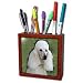   - Dogs Poodle - Standard Poodle - Tile Pen Holders-5 inch tile pen holder