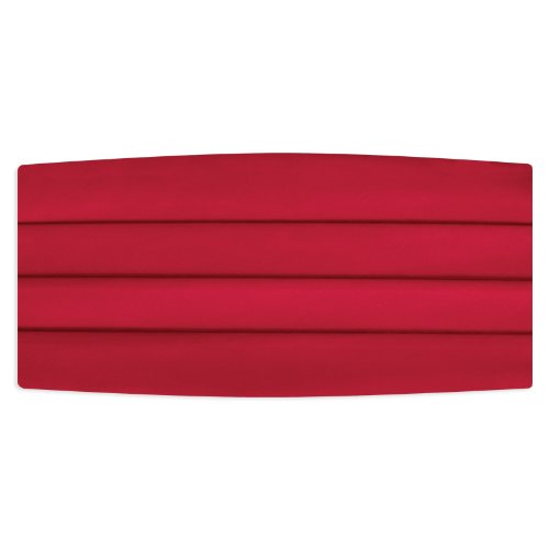Red Satin Cummerbund