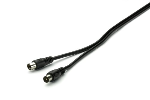 Teccus Antennenkabel, Koaxstecker  Koaxkupplung >90dB, 10m, schwarz Preisvergleich