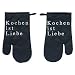 Kochhandschuh 2er Set Poesie et table